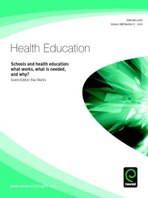 cover image of Health Education, Volume 109, Issue 1